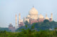 Taj Mahal UNESCO World Heritage site poster print by Keren Su.