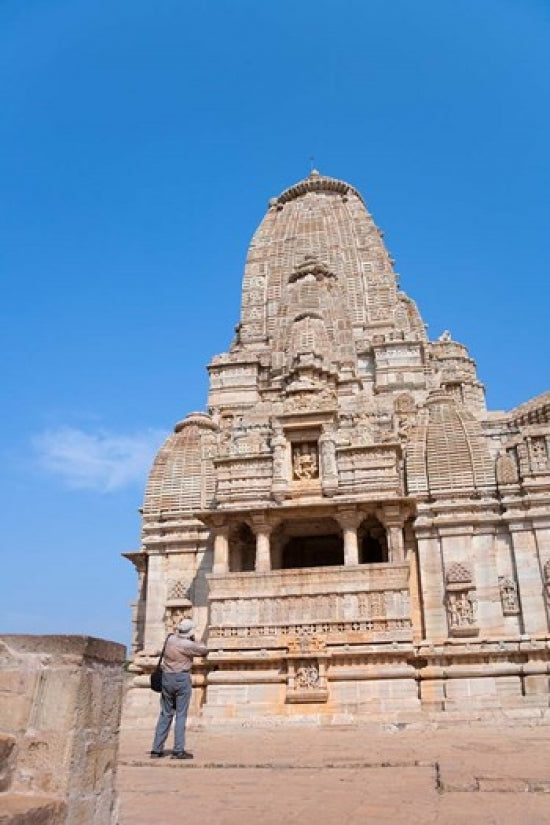 Jain Temple at Chittorgarh Fort Poster Print by Keren Su