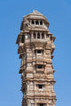 Victoria Tower in Chittorgarh Fort, Rajasthan Art Print showcasing cultural heritage.