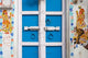 House Painted Blue, Udaipur, Rajasthan, India Poster Print by Keren Su
