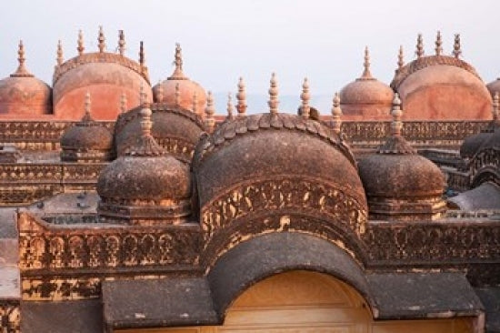 Madhavendra Palace at sunset poster print by Keren Su showcasing Rajasthan, India