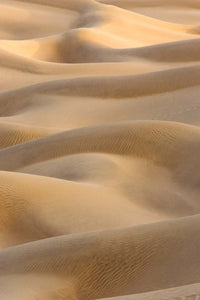 Abstract sand dunes at sunset poster print depicting Thar Desert in Rajasthan, India.