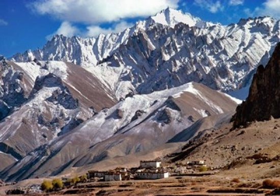 Bodh Kharbu landscape poster print by Ric Ergenbright featuring the Srinagar-Leh road in India.