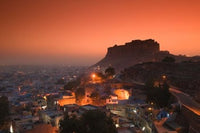 Meherangarh Fort and Town Poster Print by Walter Bibikow