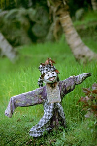 Village Scarecrow Poster Print - Rice Fields in Bali by John & Lisa Merrill