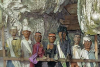 Tau Tau Effigies of Departed Nobles Cave Tombs Poster Print