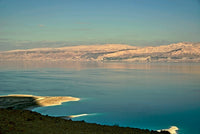 Israel Dead Sea landscape poster print by Michele Molinari.