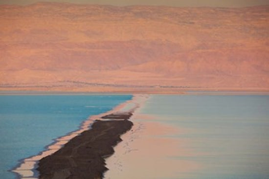 Israel Dead Sea Ein Bokek Dusk Poster Print by Walter Bibikow