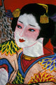 Geisha Warrior Folk Art Poster Print by Dave Bartruff