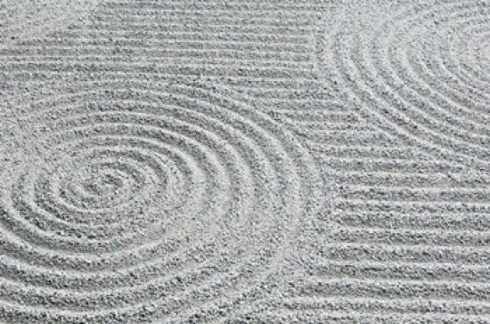 Pattern in Sand at Tofukuji Temple, Kyoto, Japan Poster Print by Rob Tilley
