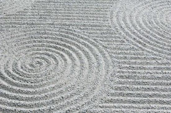 Pattern in Sand poster print featuring Tofukuji Temple in Kyoto, Japan by Rob Tilley.