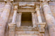 Ancient Jerash Gate Poster Print by Keren Su showcasing intricate architecture.