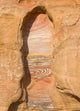 Rock texture of cave wall in Petra, Jordan poster print by Keren Su.