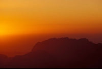 Sunset on Petra Valley, Jordan Poster Print by Michele Molinari