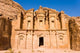 Poster print of The Monastery (El Deir) in Petra, UNESCO Heritage Site.
