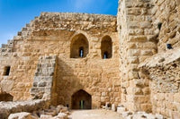 Ajloun Military Fort Poster Print by Nico Tondini, showcasing historic architecture in Jordan.