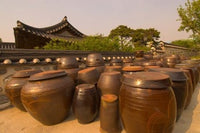 Traditional Korean House Poster Print from Namsangol Hanok Village, Seoul