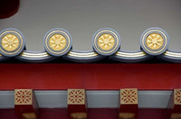 Buddha Tooth Relic Temple Poster Print featuring vibrant colors and intricate design by Cindy Miller Hopkins.