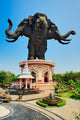 Giant Three-Headed Elephant Poster Print from Erawan Museum, Bangkok