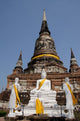 Buddha statue at Wat Phra Chao Phya-thai poster print by Cindy Miller Hopkins