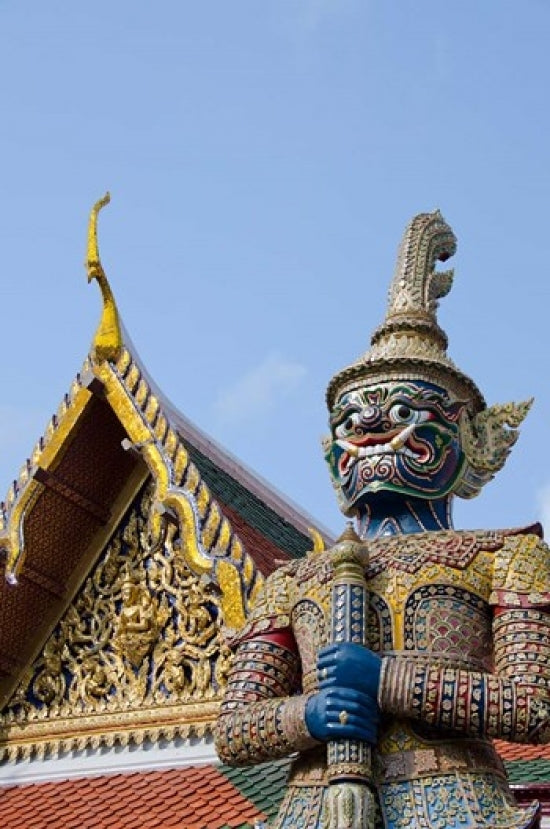 Statue at The Grand Palace, Bangkok, Thailand Poster Print by Cindy Miller Hopkins