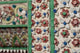Bell Tower porcelain patterns fine art print by Cindy Miller Hopkins depicting the Grand Palace in Bangkok, Thailand.
