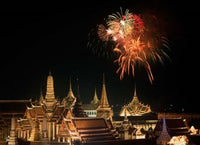Emerald Palace Poster Print commemorating King Bumiphol's 50th Anniversary
