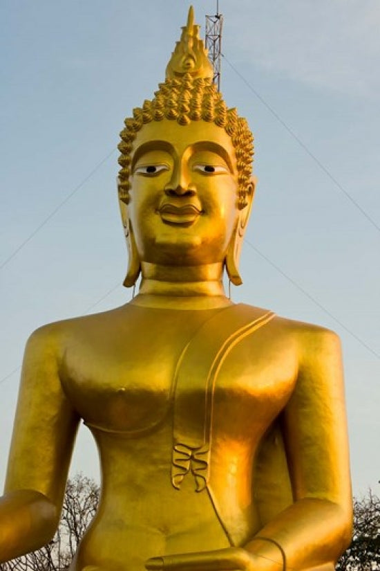 Wat Phra Yai Buddha Poster Print from Pattaya, Thailand