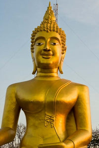 Wat Phra Yai Buddha Poster Print from Pattaya, Thailand