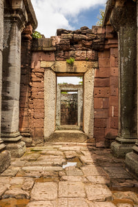 Phimai Historical Park Khmer Temple Ruins Poster Print by Tom Haseltine