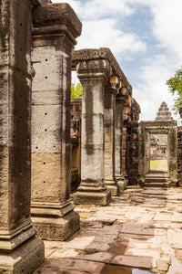 Phimai Historical Park Ancient Khmer Temple Ruins Poster Print by Tom Haseltine