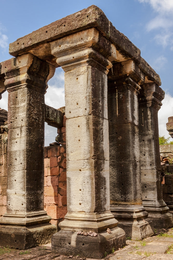 Phimai Historical Park Ancient Khmer Temple Complex Poster Print by Tom Haseltine