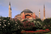 Saint Sophia Church poster print by Bill Bachmann showcasing the architectural beauty of Istanbul.