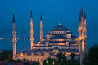 Blue Mosque in Istanbul, Turkey Poster Print by Darrell Gulin