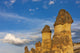 Fairy chimney rock formation in Goreme at sunset, Cappadocia poster print by Keren Su.