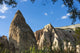Rock formations in the valley of Goreme, Cappadocia, Turkey poster print by Keren Su.
