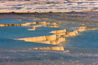 Travertine terraces of Pamukkale UNESCO World Heritage Site poster print by Keren Su
