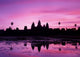 View of Temple at Dawn, Angkor Wat Poster Print by Walter Bibikow