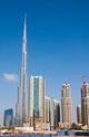 Burj Khalifa poster print by Bill Bachmann featuring the iconic skyline of Dubai.