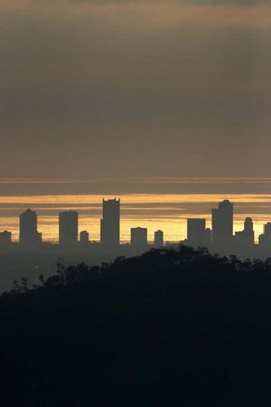 Surfers Paradise print by David Wall showcasing the Gold Coast, Queensland.