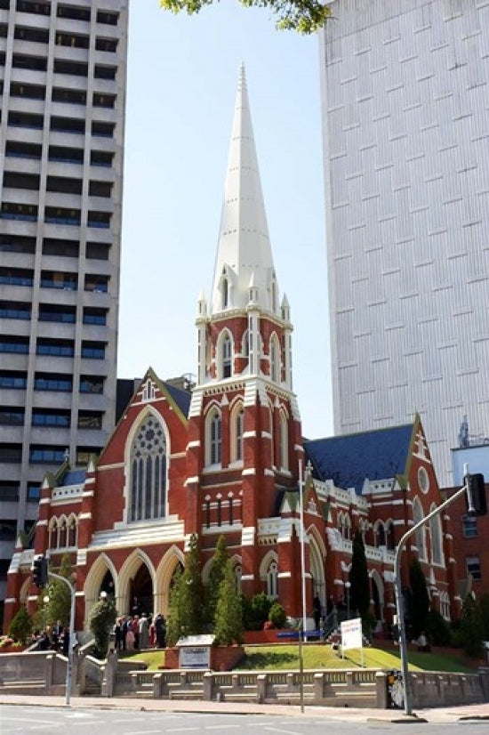 Albert Street Uniting Church Poster Print - Brisbane, Queensland by David Wall
