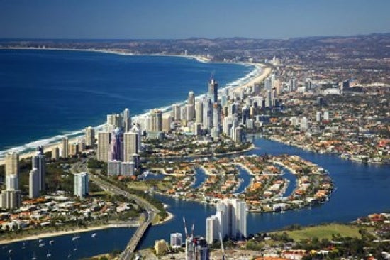 Nerang River, Surfers Paradise Poster Print by David Wall