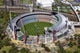 Melbourne Cricket Ground Poster Print by David Wall showcasing iconic stadium.
