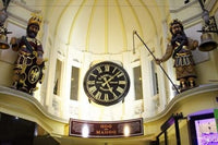 Gog and Magog Royal Arcade Poster Print by David Wall showcasing Melbourne's architectural beauty.