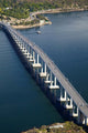 Tasman Bridge Poster Print by David Wall showcasing River Derwent, Tasmania.