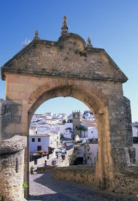 Entry to Ronda's Jewish Quarter Art Print by John & Lisa Merrill