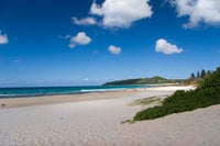 Byron Bay turquoise beaches poster print by Micah Wright