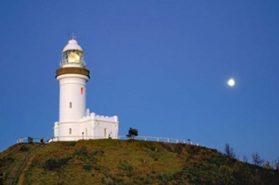 Byron Bay Lighthouse landmark poster print by Micah Wright