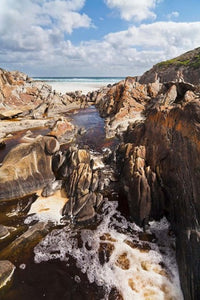 Mouth of Rocky River Poster Print by Martin Zwick showcasing Flinders Chase National Park.
