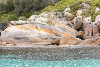 Freycinet National Park Poster Print featuring Schouten Island and Crockett's Bay by Trish Drury.